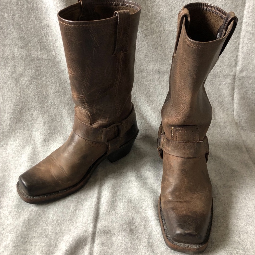 Frye Boots, Harness 12R Style in Heritage Leather